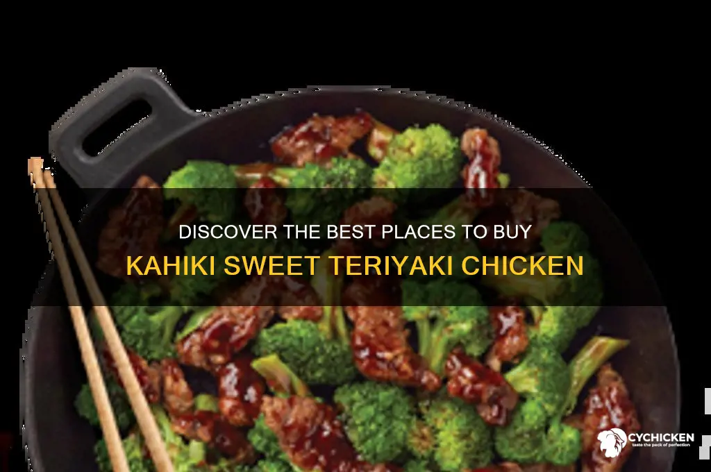 where to buy kahiki sweet teriyaki chicken