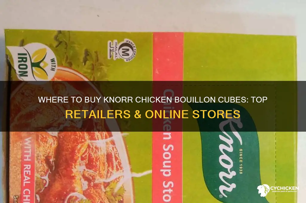 where to buy knorr chicken boullion cubes