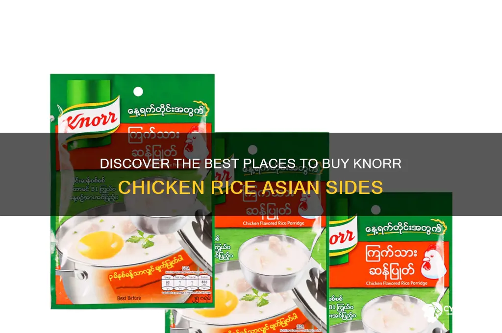 where to buy knorr chicken rice asian sides