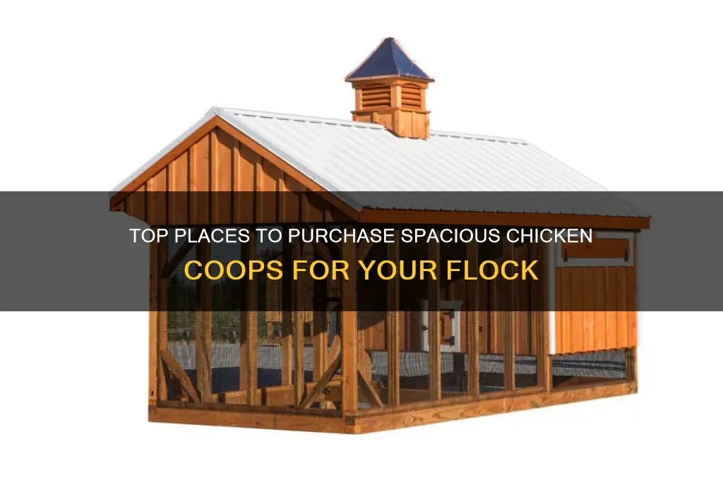 where to buy large chicken coops