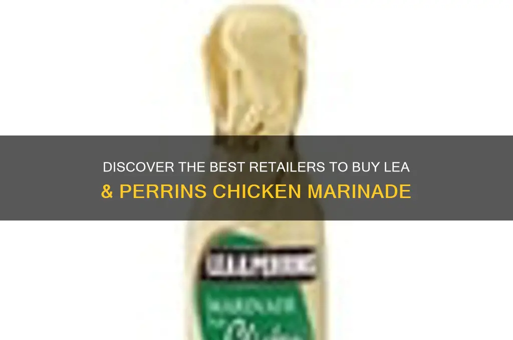 where to buy lea & perrins chicken marinade