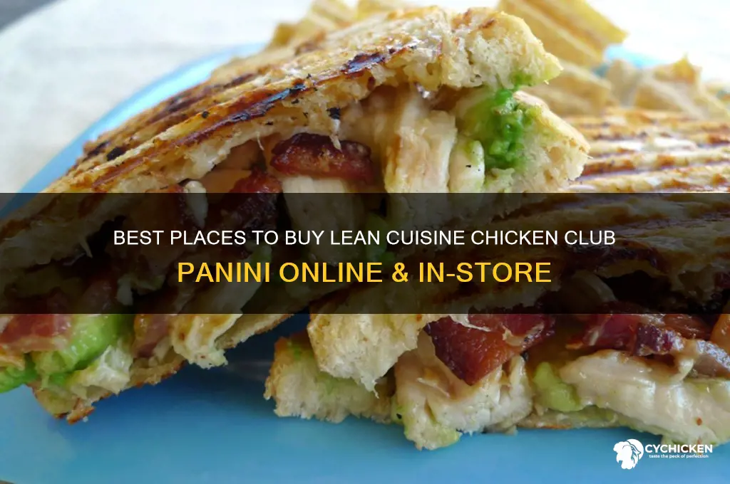 where to buy lean cuisine chicken club panini