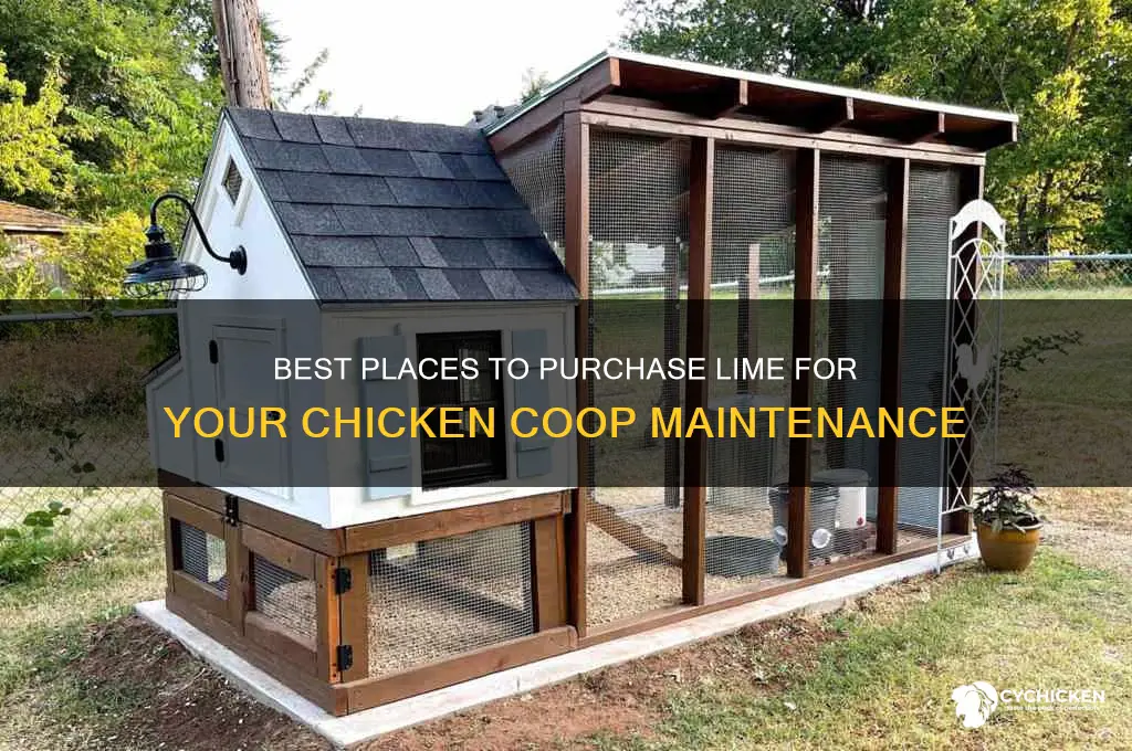 where to buy lime for chicken coop