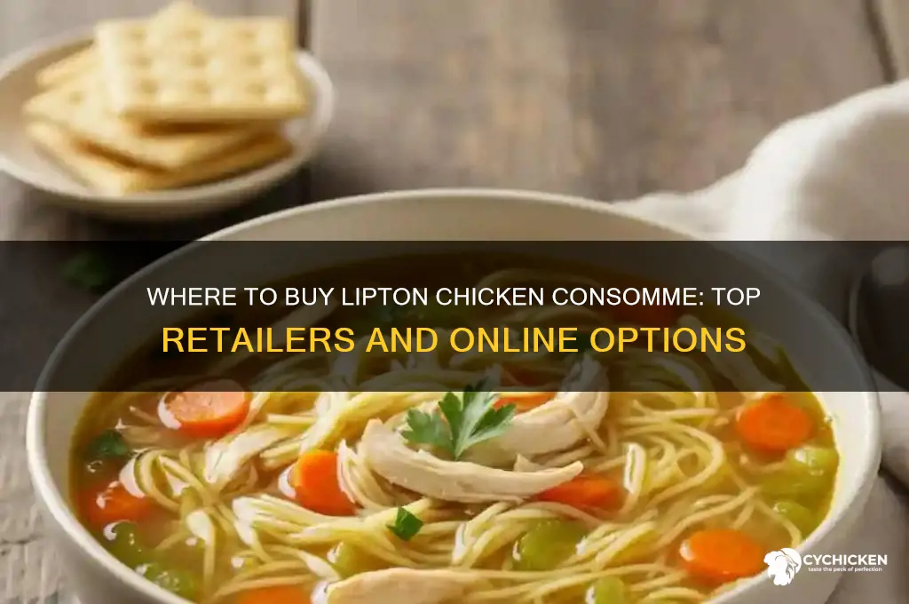 where to buy lipton chicken consomme
