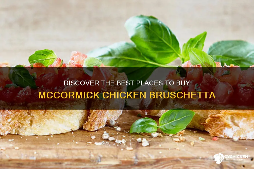 where to buy mccormick chicken bruschetta