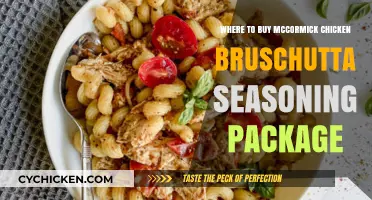 Where to Buy McCormick Chicken Bruschetta Seasoning Package