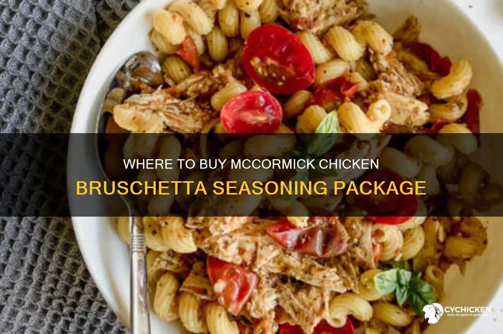 where to buy mccormick chicken bruschutta seasoning package