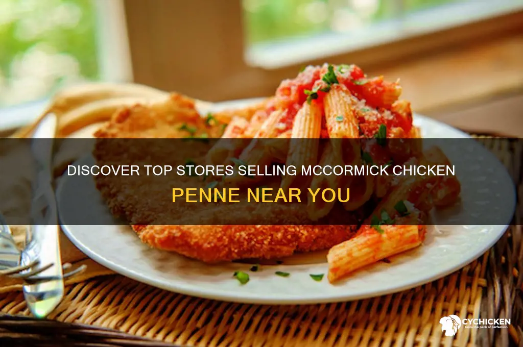 where to buy mccormick chicken penne