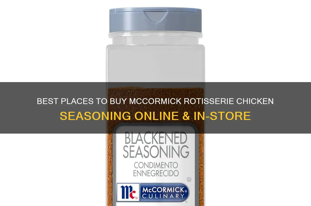 where to buy mccormick rotisserie chicken seasoning