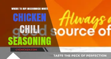 Discover Top Retailers for McCormick White Chicken Chili Seasoning