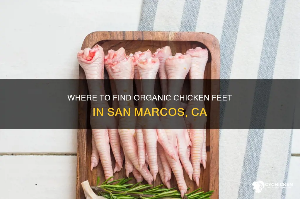 where to buy organic chicken feet in san marcos ca