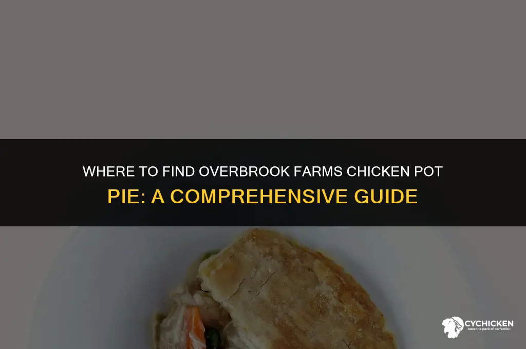 where to buy overbrook farms chicken pot pie