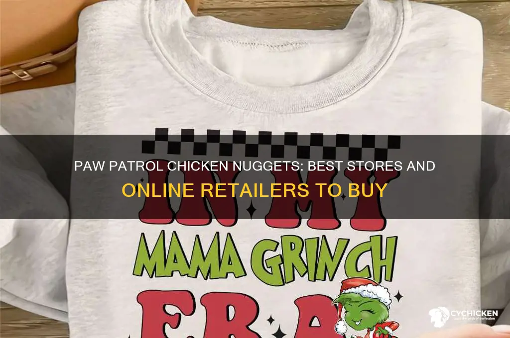where to buy paw patrol chicken nuggets
