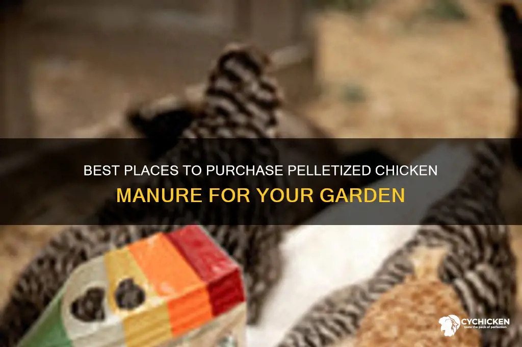 where to buy pelletized chicken manure