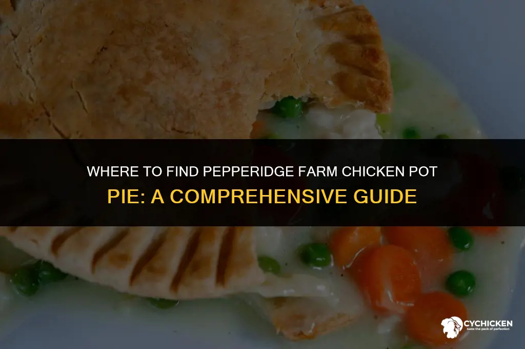where to buy pepperidge farm chicken pot pie