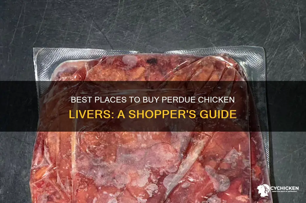where to buy perdue chicken livers