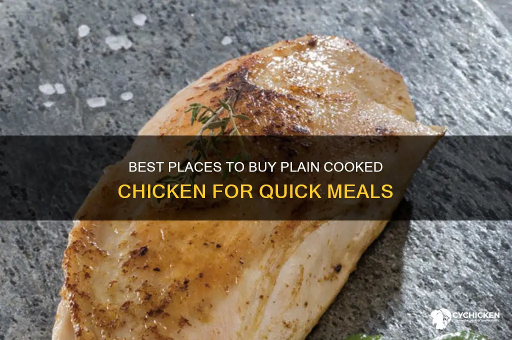 where to buy plain cooked chicken