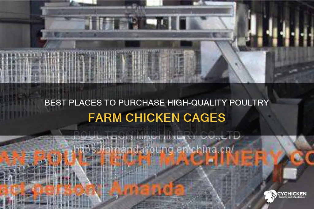 where to buy poultry farm chicken cages