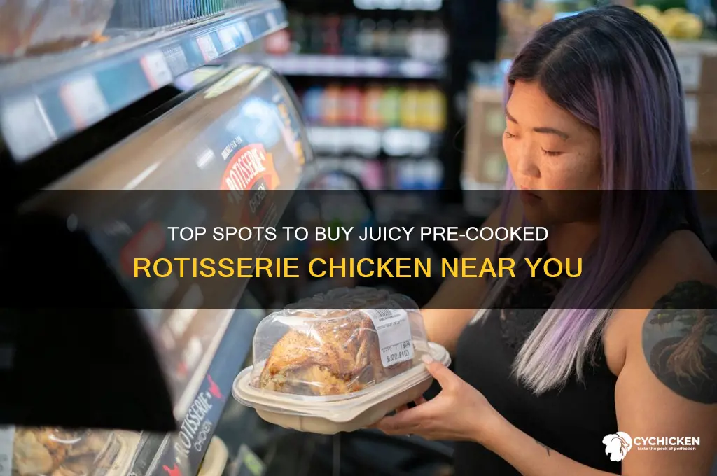 where to buy pre-cooked rotisserie chicken