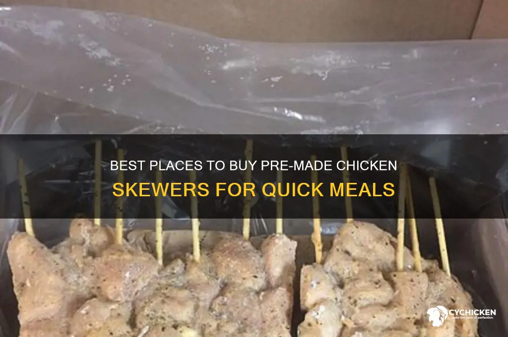 where to buy pre made chicken skewers