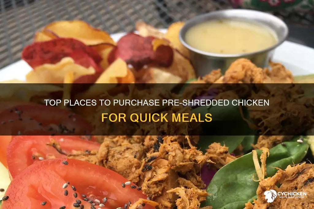 where to buy pre shredded chicken