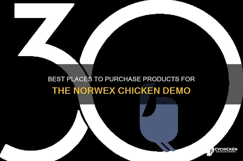 where to buy products to do the norwex chicken demo