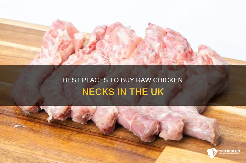 where to buy raw chicken necks uk