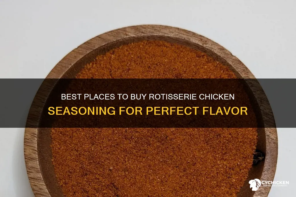 where to buy rotisserie chicken seasoning
