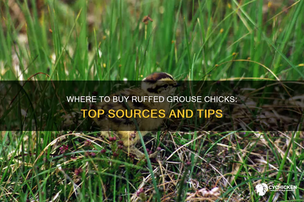 where to buy ruffed grouse chicks