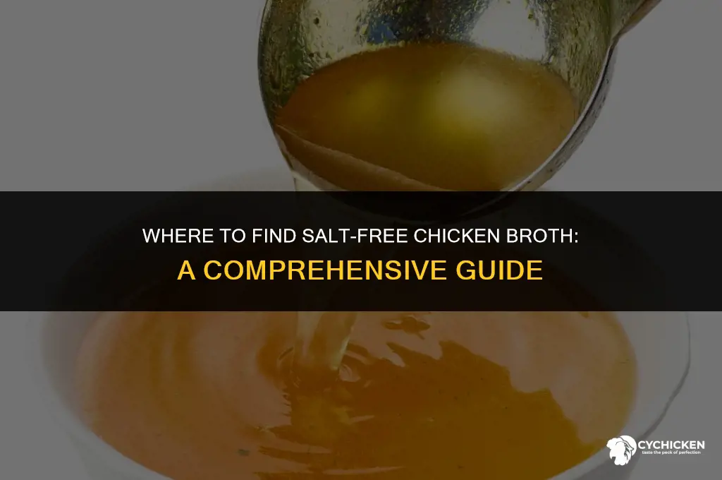 where to buy salt free chicken broth