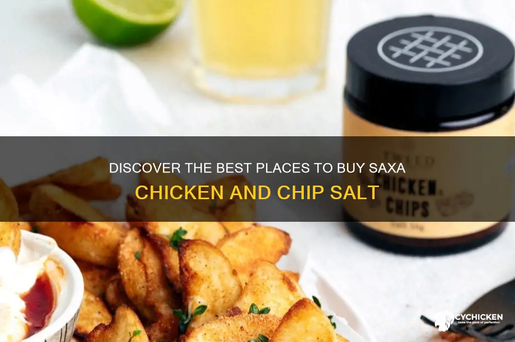 where to buy saxa chicken and chip salt