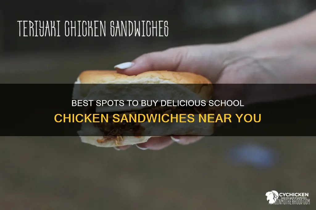where to buy school chicken sandwich