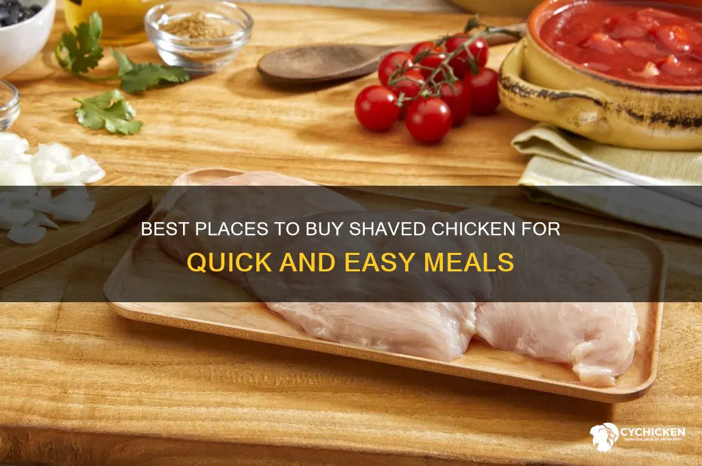 where to buy shaved chicken