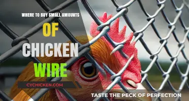 Best Places to Purchase Small Quantities of Chicken Wire Online & Locally