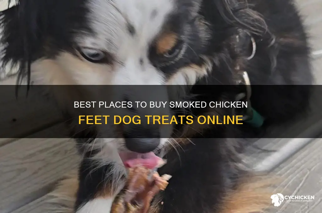 where to buy smoked chicken feet for dogs