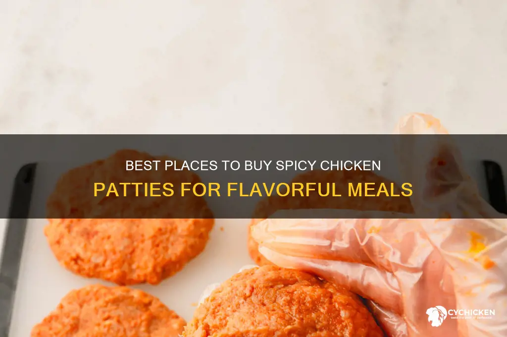 where to buy spicy chicken patties