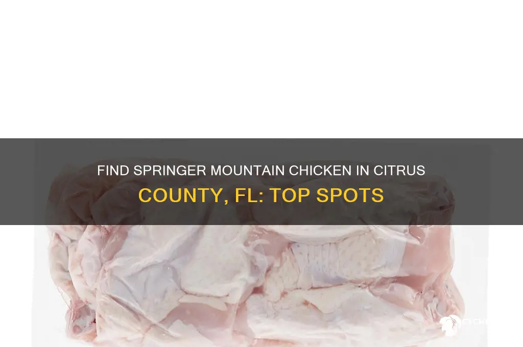 where to buy springer mountain chicken in citrus county fl