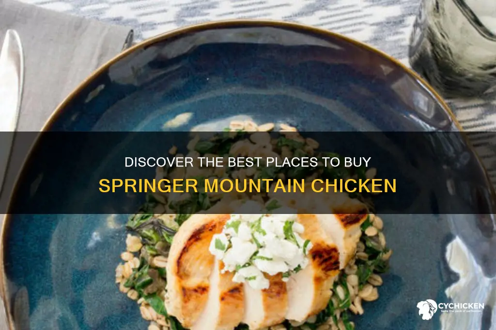 where to buy springer mountain chicken