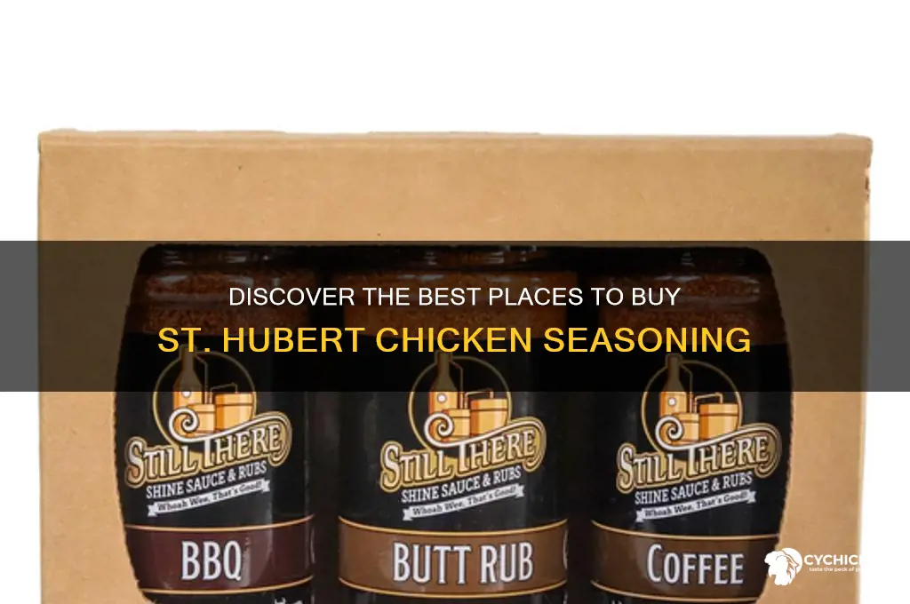 where to buy st hubert chicken seasoning