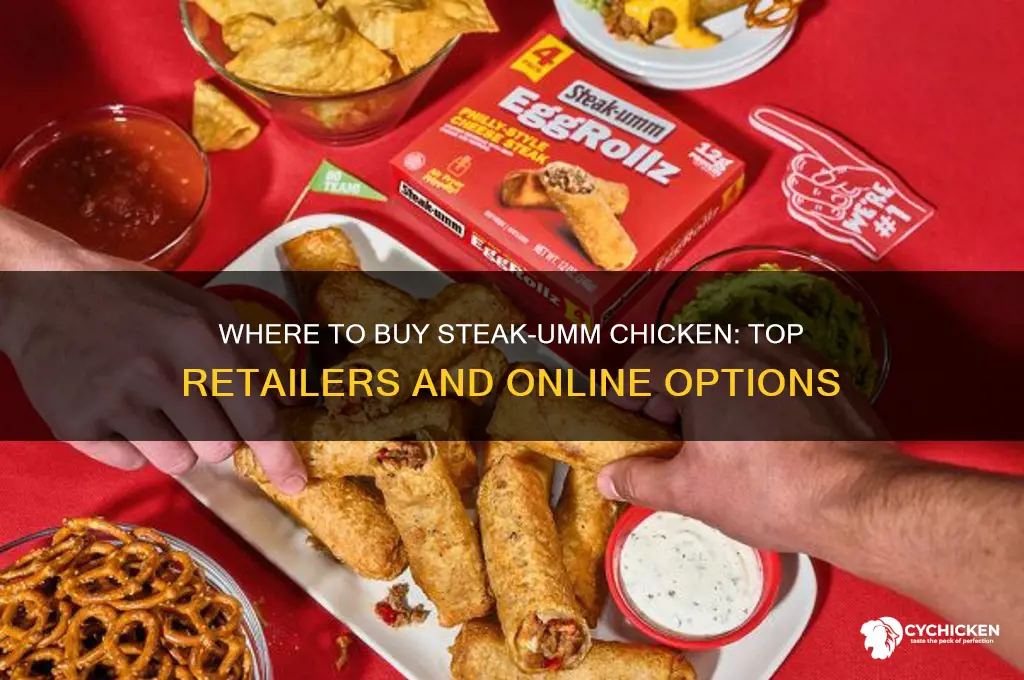 where to buy steak umm chicken