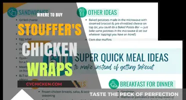 Discover the Best Places to Buy Stouffer's Chicken Wraps