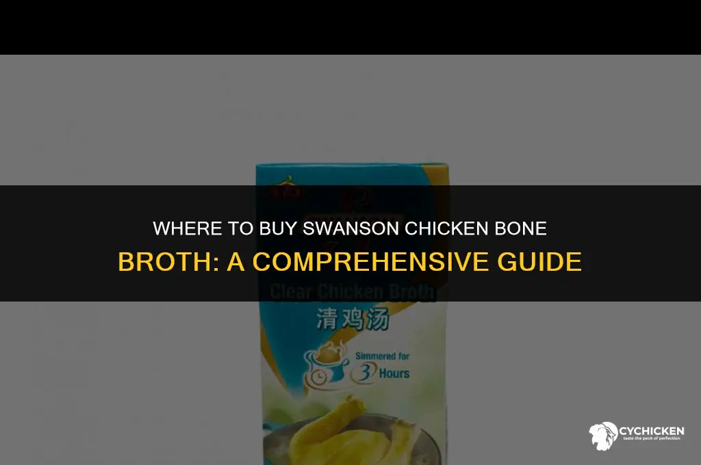 where to buy swanson chicken bone broth