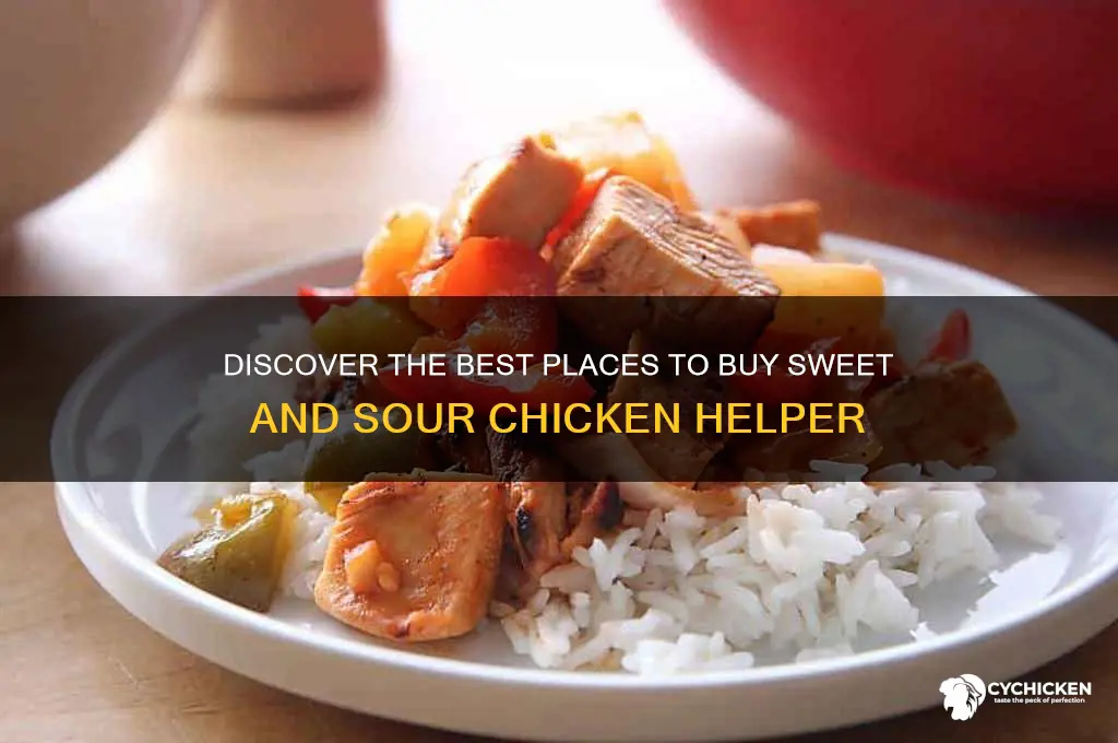 where to buy sweet and sour chicken helper