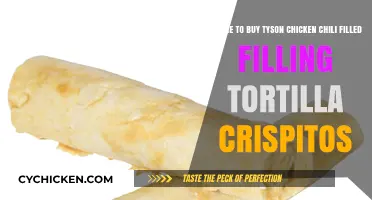 Where to Find Tyson Chicken Chili Filled Tortilla Crispitos