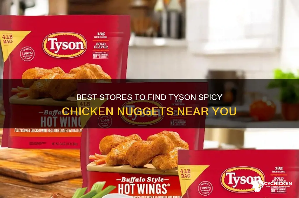 where to buy tyson spicy chicken nuggets