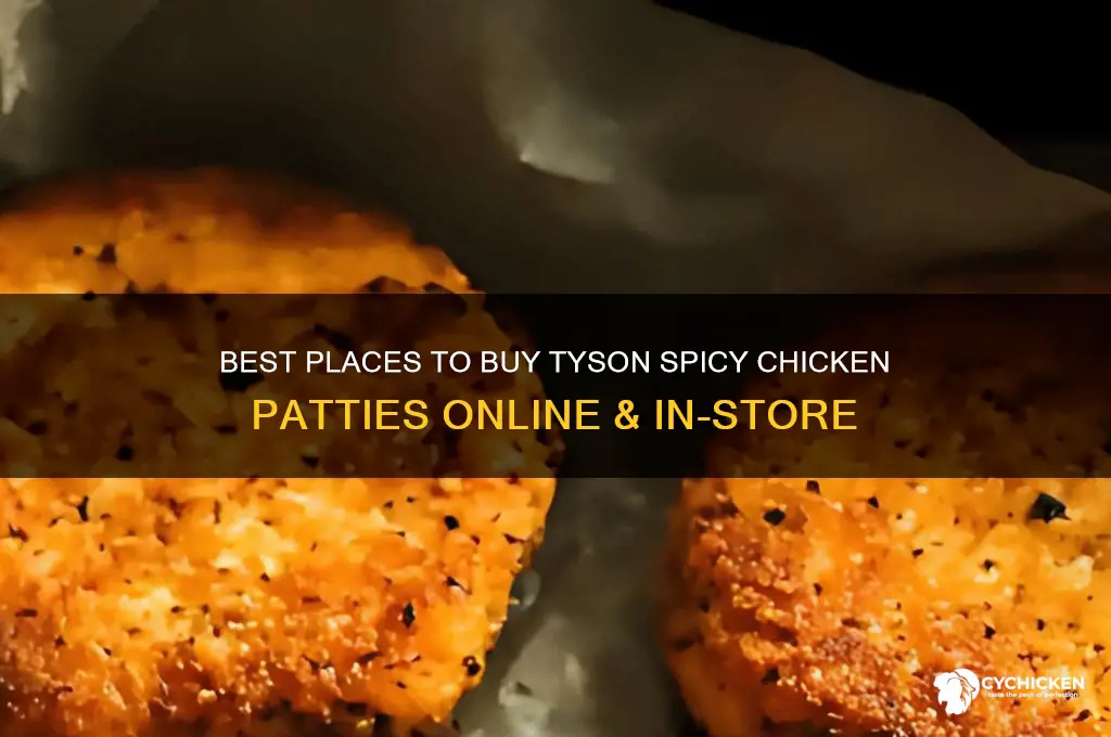 where to buy tyson spicy chicken patties