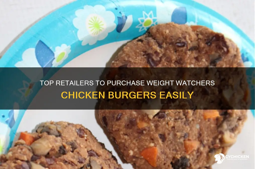 where to buy weight watchers chicken burgers