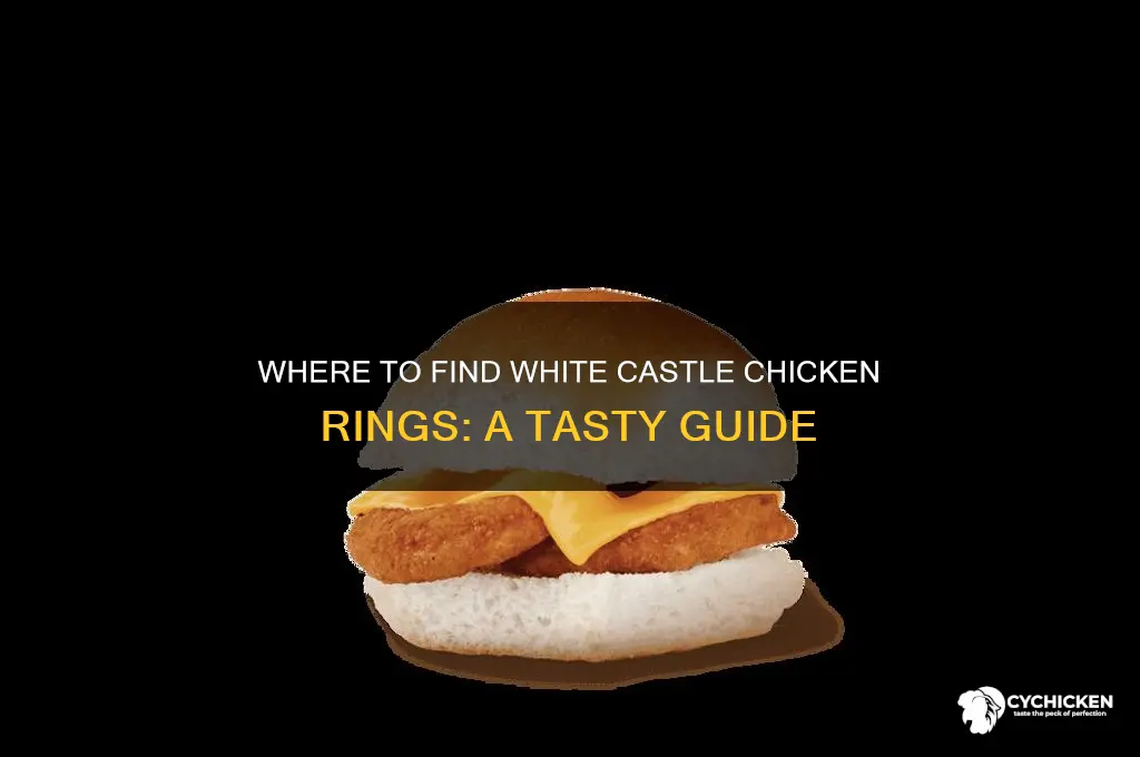 where to buy white castle chicken rings