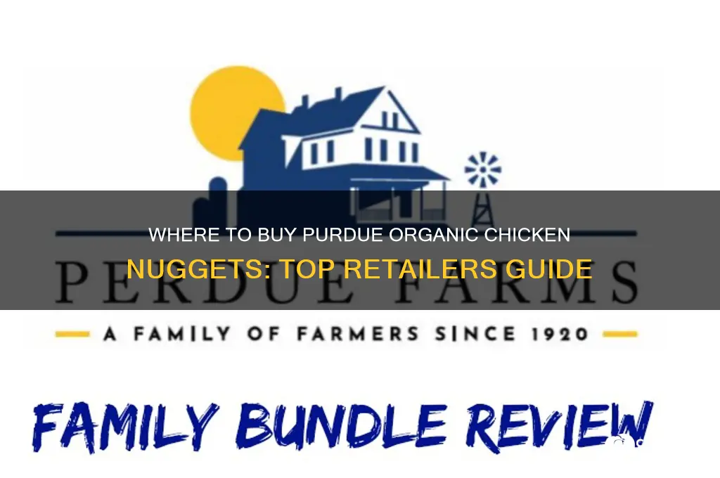 where to by pyrdue organic chicken nuggets