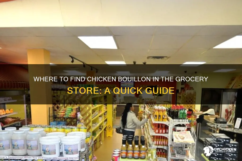 where to find chicken bouillon in grocery store